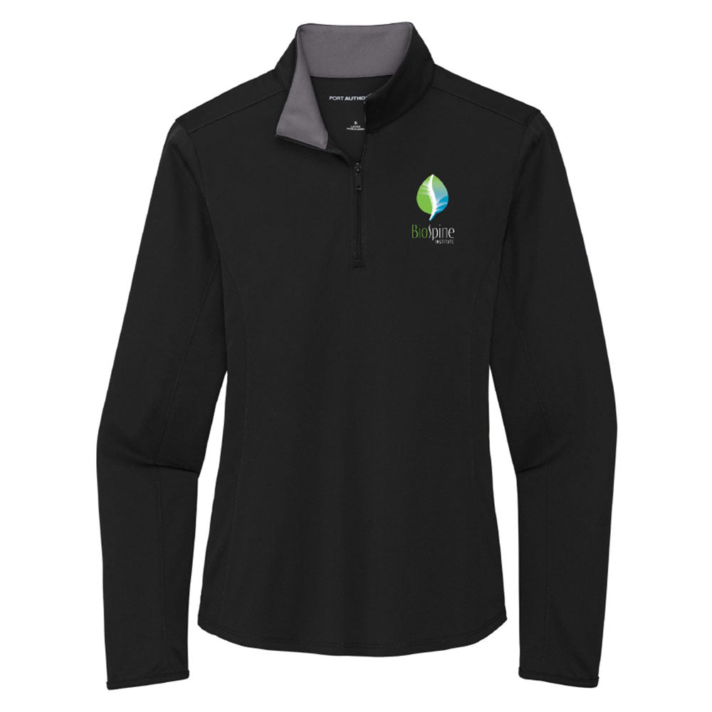 Ladies Port Authority Silk Touch Performance 1/4 Zip