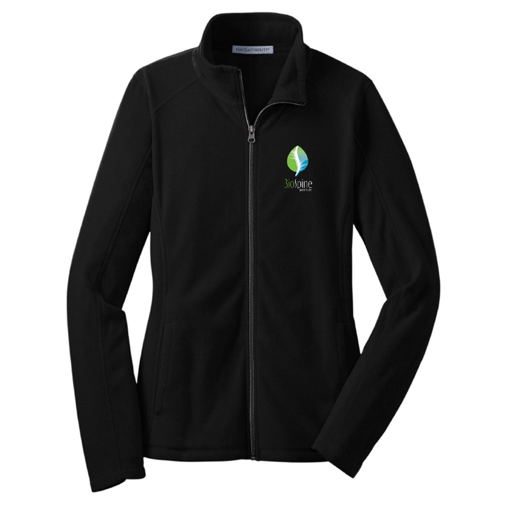 Ladies Port Authority Heather Microfleece Full Zip Jacket